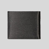 FERRAGAMO Gancini Men's Leather Bifold Wallet Black 0685956