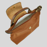 LONGCHAMP Le Pliage Original Pouch With Handle Cognac 34175089