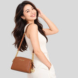 MICHAEL KORS Ashton Extra-Small Camera Crossbody Bag Luggage 35F6G9QC0I