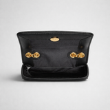 MARC JACOBS Plaque Mini Pebbled Leather Shoulder/Crossbody Black 4S5SMN003S01