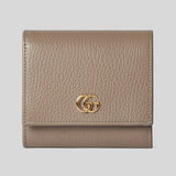 GUCCI Petite Marmont Small Wallet In Calf Leather Grey 598587