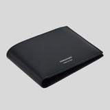 FERRAGAMO Classic Men's Leather Bifold Wallet Black 770089