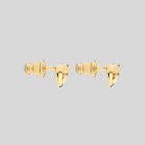 FERRAGAMO Gancini Small Earrings In Gold Color 770395