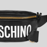 MOSCHINO Leather Belt Bag Black A7712