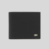 FERRAGAMO Gancini Men's Leather Bifold Coin Wallet Black 775646 lussocitta lusso citta