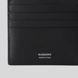 BURBERRY Men's Reg CC Grainy Leather Bifold Wallet Black 81217101