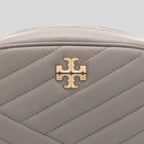 TORY BURCH Kira Chevron Camera Bag Gray Heron 90450
