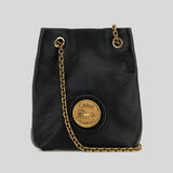CHLOE Horse Medal Mini Bucket Bag Black CH26SP582O37001