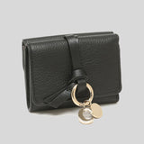 CHLOE Alphabet Mini Trifold Wallet Black CHC21WP946F57