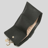 CHLOE Alphabet Mini Trifold Wallet Black CHC21WP946F57