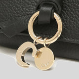 CHLOE Alphabet Mini Trifold Wallet Black CHC21WP946F57