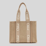 CHLOE Woody Medium Tote Bag Boyish Brown CHC23AS383L1720E lussocitta lussocitta