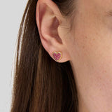 KATE SPADE With All My Heart Pavé Studs Red KK476