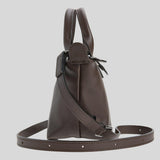 LONGCHAMP Le Pliage Extra XS Leather Handbag Moka L1500987