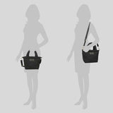 MARC JACOBS Quilted Nylon Mini Tote Black M0016681