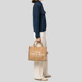 MARC JACOBS The Jacquard Medium Tote Bag Camel M0017027