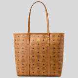 MCM Medium Toni Top-Zip Shopper in Visetos Cognac MWPGSMT01CO001