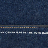 MARC JACOBS The Denim Chain Mini Bag Dark Wash 2F4SMN010S03
