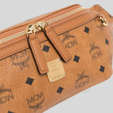 MCM Medium Fursten Belt Bag In Visetos Cognac MMZAAFI01CO001