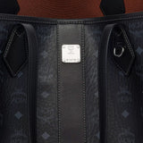 MCM Medium Liz Shopper in Visetos Black MWPGSLR02BK001