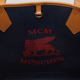 MCM Medium Liz Shopper in Visetos Cognac MWPGSLR02CO001