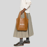 A.P.C. Ninon Small Tote Bag Camel PUAAT-M61861