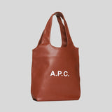 A.P.C. Ninon Small Tote Bag Nut Brown PUAATM61861