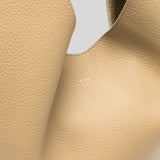 A.P.C. Le Neige Grained Leather Bag Cashew PXCBC-F67008
