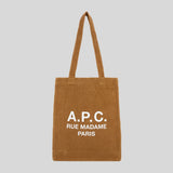 A.P.C. Lou Rue Madame Unisex Tote Shoulder Bag Camel COHBB-M61937