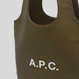A.P.C. Ninon Small Tote Bag Kaki Militaire PUAAT-M61861