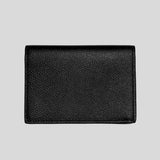 BURBERRY Leather Flint Card Case Black 81046991