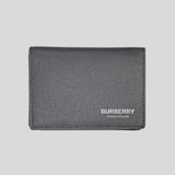 BURBERRY Leather Flint Card Case Anthracite Grey 81119601