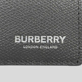 BURBERRY Leather Flint Card Case Anthracite Grey 81119601