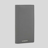 BURBERRY Logo Leather Continental Wallet Anthracite Grey 81120571