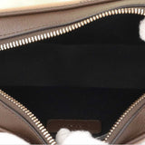 BURBERRY Small Camera Bag Check Canvas Ebony Brown 81140711