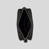 BURBERRY Small Camera Bag Check Canvas Black 81140741