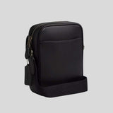 COACH Turnlock Crossbody Bag In Signature Canvas Charcoal/Black CAJ30
