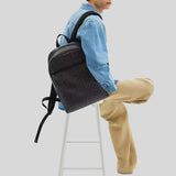 COACH Owen Backpack In Signature Canvas Charcoal Black CAJ90