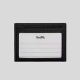 COACH Slim ID Card Case With Varsity Motif Black/Chalk CAK21