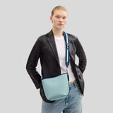 COACH City Bucket Bag In Colorblock Light Blue/Deep Blue CBA54