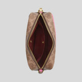 COACH Jamie Camera Bag In Signature Canvas Pink/Tan CBM24