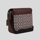COACH Sprint Map Bag 25 In Signature Jacquard Oak/Maple CE534