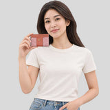 COACH Essential Card Case In Signature Canvas Melon Pink CBY80