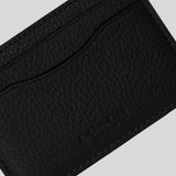 COACH Card Case With Money Clip Black CCF97