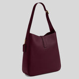 COACH Hadley Large Shoulder Bag Dark Wine CCD65