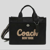 COACH Cargo Tote Bag Black CP158