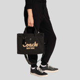 COACH Cargo Tote Bag Black CP158