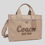 COACH Cargo Tote Bag Dark Natural CP158