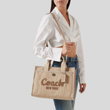 COACH Cargo Tote Bag Dark Natural CP158