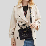 COACH Cargo Tote Bag 20 Black CAO26